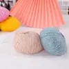 Fio Lã Mohair Fino Bola de Lã Fio Lã Mohair Fino Ruzhi Seda Dourada Lantejoula Lã Mohair Tricô Manual DIY Cachecol