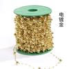 Atacado Pontual 8+3Abs Cortina de Porta de Corrente de Pérolas Contas Decoração de Natal Casamento DIY Acessórios de Cabelo Adorno de Cabeça Contas Conectadas