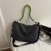 2025 Nueva Bolso Cruzado Casual Versátil de Gran Capacidad a Cuadros para Mujer Moda Casual Bolso de Tela para el Trabajo y los Viajes Bolso de Hombro