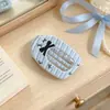 Pinza para el Cabello de Acetato Estampado Coreano Clip Oval Hueco Exquisito de Gama Alta Tamaño Grande para Mujeres Parte Trasera de la Cabeza Pinza de Pico de Pato Accesorios para el Cabello