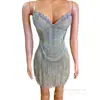 Atuendos de Fiesta Hechos a Mano de Lujo para Mujer, Faldas Sexy con Flecos, Ropa Casual de Moda, Atuendos de Fiesta para Niñas
