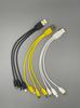 Cable de datos uno a tres, cable de carga tres en uno corto para Apple, Android, Huawei, cable de distribución tipo C