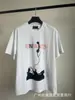 Erd Melancólico Rico Segunda Generación Estampado de Letras Viejo Holgado Retro Vintage Camiseta de Manga Corta para Hombre y Mujer Tendencia Verano