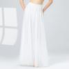 Pantalones de Pierna Ancha de Danza Clásica Disfraz de Performance para Mujer, Pantalones de Malla Fluidos, Ropa de Práctica de Danza Clásica, Pantalones de Baile para Mujer, Pantalones Blancos Sueltos