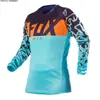 Ventas Directas de Fábrica Ropa Fox para Descenso Ropa para Ciclismo de Montaña Hombres y Mujeres Camisetas de Manga Larga Ropa de Verano para Carreras de Motos Todoterreno
