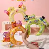 Diadema para el Día del Niño Globo Decoración de Viaje Dibujos Animados Diadema para el Cabello Ambiente Dibujos Animados de Animales Diadema Inflable Globo