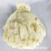 Envío gratis grado a guantes desechables de látex amarillo tendón de res mano izquierda y derecha guantes de goma desechables alta elasticidad flexibles
