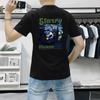 Camiseta de manga corta para hombre Explosiva 2025 Nueva Marca de Moda para Hombre Verano Casual Moda Estampada Media manga Ajustada Cuello Redondo T
