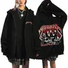 Sudadera con capucha y cremallera holgada estampada tipo Harajuku para el concierto de Stray Kids 2025 Lote