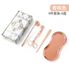 Set Esencial de Velas Aromáticas Estilo Nórdico Exquisita Tijera Corta Mecha y Apagador Set de Cuatro Piezas Corta Mecha Apagador