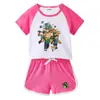 Conjunto de Verano para Niños 2026 Estilo Nuevo Ropa para Niños Bebé Pantalones Cortos de Verano Camiseta de Manga Corta Pantalones Cortos Casual Deportivo Conjunto de Dos Piezas Moderno