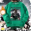 Delta Game Action Weilong Ropa Periférica Sudadera Infantil con Forro Estilo Otoño e Invierno Chaqueta Unisex para Estudiantes Ropa Infantil