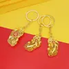 Chaveiro Pingente Esmalte Ouro de Areia Método Antigo Guochao Pingente Saco da Sorte Cinco Imperadores Vazado Presente Comemorativo de Ponto Turístico