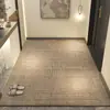 Felpudo Simple para Puerta Principal Base de Tela Resistente a la Suciedad y Fácil de Cuidar Felpudo de Entrada Cortable Antideslizante Felpudo de Alta Gama