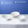 Mesa de Buffet de Madera Plato para Ensalada de Frutas Cerámica Lujo Ligero Tres Niveles Fruta Hotel Bol para Platos Fríos Estante para Bol de Salsas para Hot Pot