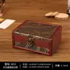 Mini Caixa de Armazenamento Vintage Estilo Chinês Caixa de Joias Embalagem de Joias Caixa de Presente Artesanato em Madeira Adereços de Cinema e Televisão