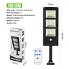 Lámpara Solar para Calle, Luz de Pared para Exterior de Casa y Jardín con Sensor de Movimiento Corporal, Luz de Calle Integrada Cob para Camino Rural