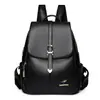 Mochila 2025 Verano Nuevo Estilo Estilo Japonés y Coreano Elegante y Sencilla Bolsa Escolar para Estudiantes Bolsa de Viaje Piel Suave Gran Capacidad Bolsa para Mujer