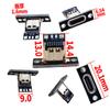 Base hembra USB 3.1 Tipo C con placa fija, interfaz de carga y datos, conector macho y hembra C, placa de prueba, inserción positiva y negativa a doble cara