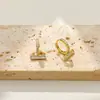 Brincos de Zircônia Simples e Compactos, Modernos e Versáteis, Acessórios de Luxo para o Dia a Dia