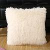 Stock Disponible Dropshipping Peluche Color Sólido León Marino Terciopelo Respaldo de Sofá Supermercado Extranjero Cojín Cuadrado Cojín de Cuero