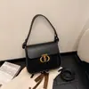 Bolsos de Alta Gama y Elegantes para Mujer 2025 Nuevas Bolsas de Axila de Moda Versátil de un Solo Hombro Cruzada Pequeña Cuadrada