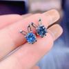 En Vivo Más Vendidos Nuevos Pendientes de Conejo de Zafiro Simulados para Mujer Estilo Mori Simple Ins Estilo Fresco Pendientes Joyería