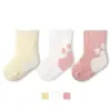 [Nuevo Producto] Calcetines para Bebés y Niños Invierno Dibujos Animados Terciopelo Dulce Engrosados Estilo Coreano Terciopelo de Coral Cálidos de Caña Media Transfronterizo