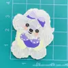 Peluche Lindo de Cachorro de Dibujos Animados Parche Acrílico Accesorios para Pasadores DIY Joyería Hecha a Mano Insignia Imán para Refrigerador Venta al por Mayor