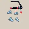 Piezas de máquinas textiles, máquina bobinadora, bastidor contador de máquina anti-bobinado eje pequeño, anillo de cuero de husillo, cabeza de plástico, manija de husillo