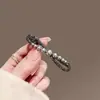 Nova Hairpin de Design de Nicho da Coreia do Sul com Pérolas e Strass Cauda de Peixe Acessórios de Cabelo de Alta Qualidade para Franja Grampo Bico de Pato Feminino Acessório de Cabeça