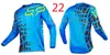 Traje Downhill Cabeza de Zorro Traje de Motocicleta Todoterreno Traje de Ciclismo Carreras Manga Larga Secado Rápido Transpirable Fox Camiseta Transpirable Deportes