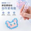Pluma para pegar frijoles sin atascos nuevo estilo prensa para panecillos fritos tipo prensa punto genuino automático agarre especial juego de herramientas especiales para pegar frijoles