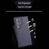Adecuado para Funda de Teléfono Móvil Samsung S26Ultra, Cubierta Trasera con Lente para Samsung S25Plus, Funda Protectora de Cuero para S24