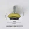 Jingmao pie ajustable anillo de tornillo de pie de plástico M6 * 10 protección de pie pie nivelador tornillo de pie ajustable de plástico