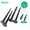 Pregos de terra fixos pretos Fornecimento transfronteiriço 12 cm Pregos fixos de jardim preto para fornecimento de rede à prova de insetos