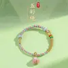 Pulsera con Colgante de Zongzi para Niños DIY Ajustable Festival del Bote del Dragón Cuerda Colorida 2026 Nueva Pulsera del Festival del Bote del Dragón Venta al por Mayor para Puestos de Mercado