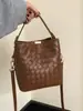 Bolso de Cubo Tejido para Mujer 2025 Nuevo Bolso de Mano de Moda Textura de Alta Calidad Versátil Bolso de Hombro Cruzado para Viajes Diarios para Mujer