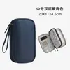 Cable de datos patrón hormiga, banco de energía portátil, bolsa de almacenamiento, unidad flash USB, auriculares, bolsa de datos de almacenamiento multicapa personalizable