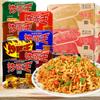 Fideos de muñeca mini tazón fideos fideos fritos King 12 cajas mariscos costillas 18 tazones caja completa fideos instantáneos en línea rojo mayoreo