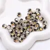 Contas de Vidro Folha de Ouro e Prata Retrô 10mm Contas Redondas DIY Feitas à Mão Acessórios para Pulseira Colar Materiais para Joias