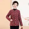 Roupas de Inverno Novas da Mamãe, Jaqueta Pequena Acolchoada de Algodão, Jaqueta Feminina Quente de Veludo Camelo Acolchoada de Algodão, Jaqueta Acolchoada de Algodão Justa para Proteger a Cintura para Pessoas de Meia-Idade e Idosas para Uso Interno e Externo