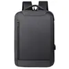 Nueva bolsa de negocios con carga USB, bolsa portátil para laptop para viajes de negocios, unisex, gran capacidad, mochila casual