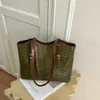 Bolso de diseño tejido de nicho para mujer, bolso de mano grande de moda primavera/verano 2026, bolso de hombro casual de moda