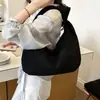 Otoño Invierno Retro Tejido a Mano Gamuza Bolso Hobo Tote Versátil para el Día a Día Bolso Grande de Hombro de Mano
