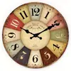 Reloj de Pared de Troncos de Madera Transfronterizo Simple Nórdico Silencioso para Sala de Estar Reloj Decorativo para el Hogar de Moda Venta al por Mayor