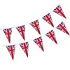 Bandera de la Cruz Británica No. 8 Bandera Triangular de la Cruz Británica No. 7 Bandera Colgante Bandera Nacional Wan Bandera Colgante Decoración de Barra Bandera de Arroz Británica