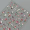 Mismo Adhesivo Plano Seco Rosa Retro de Xiaohongshu, Adhesivo Plano, Portalápices de Manicura Mate de Alto Valor
