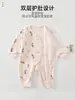 Mameluco de Mariposa para Bebé Recién Nacido, Ropa de Bebé para Primavera y Otoño, Algodón Puro Clase A, Mono de Una Pieza Estilo Monje para Recién Nacidos para Todas las Estaciones