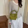 Yuezi 2026 Verano Nuevo Bolso Almohada con Estampado de Moda, Bolso Cruzado Versátil con Estilo, Bolso de Mano Cilíndrico, Bolso Tote Pequeño